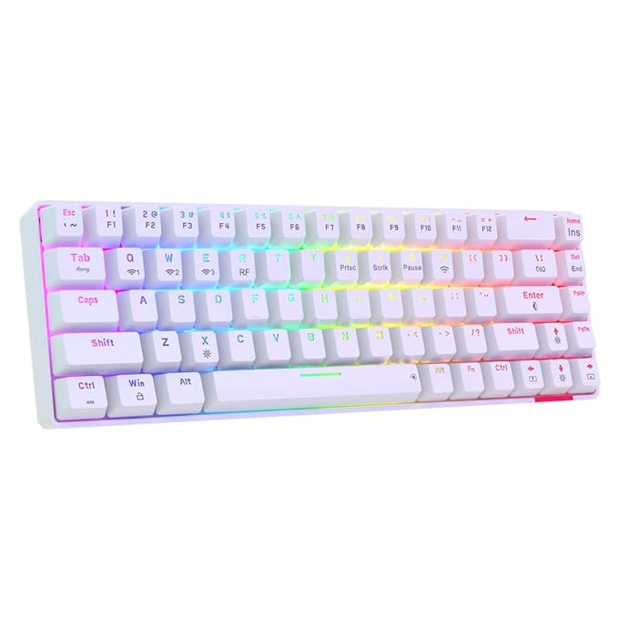 Portronics Hydra 10 Wireless Mechanical Gaming Keyboard White
