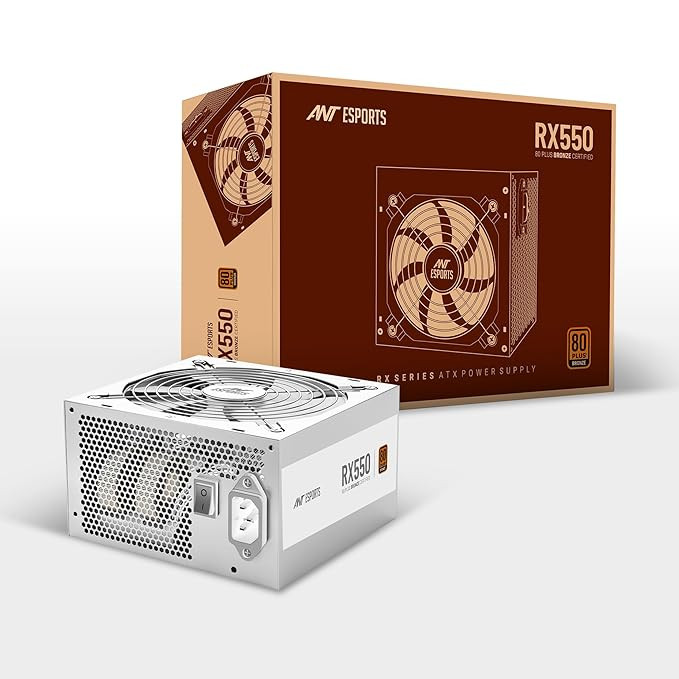 Ant Esports RX550 Non Modular Power Supply (White)