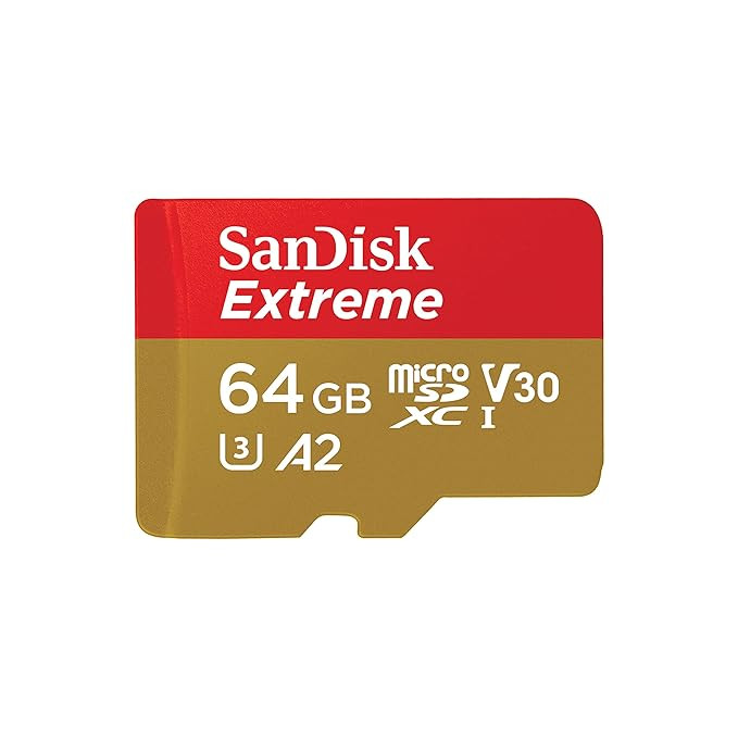 SanDisk Extreme microSDXC UHS-I V30 64GB Memory Card