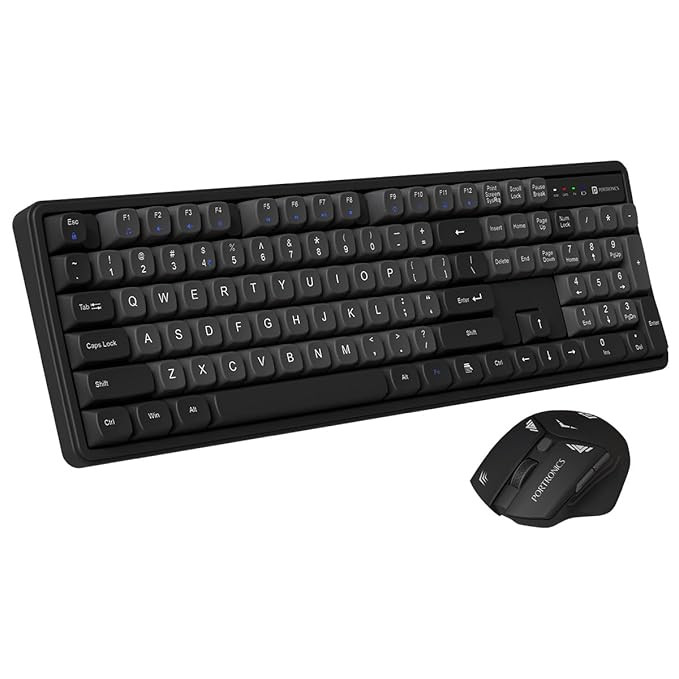 Portronics Key9 Combo Wireless Keyboard and Mouse Set