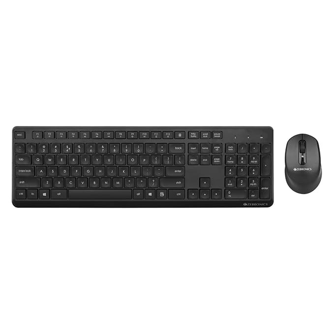 Zebronics Zeb-Companion 200 Wireless Keyboard and Mouse Set