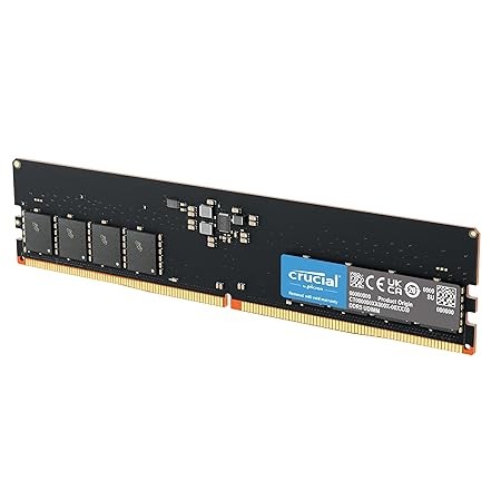 Crucial 32GB DDR5 4800Mhz UDIMM CL46-45-45 RAM (CT32G48C40U5)