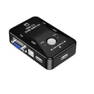 USB VGA KVM Switch 2 Ports (Cables not included)
