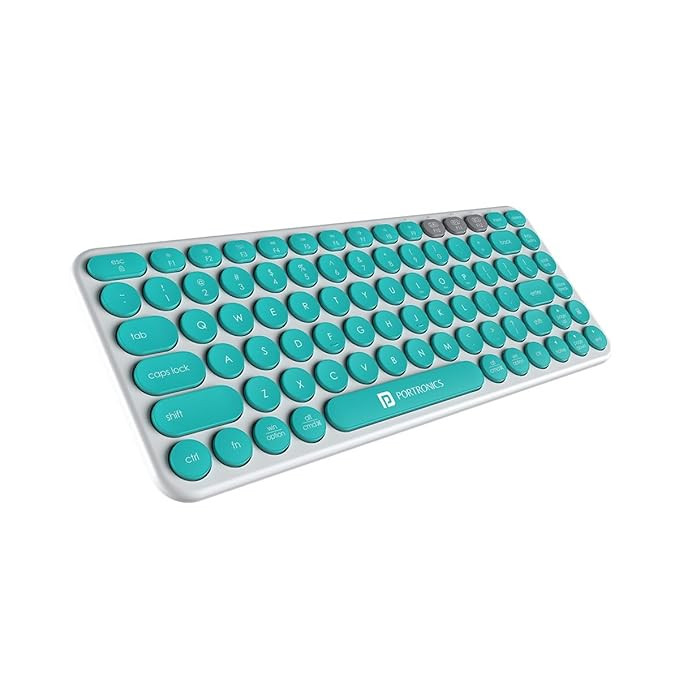 Portronics Bubble 2.0 Wireless Keyboard Blue