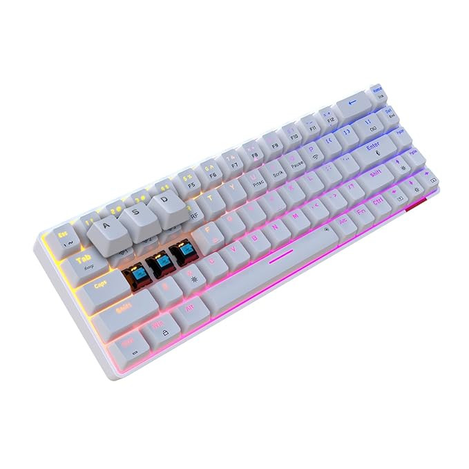 Portronics Hydra 10 Wireless Mechanical Gaming Keyboard White