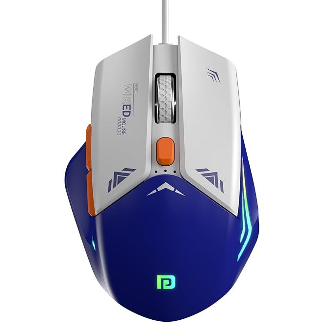 Portronics Vader Wired Gaming Mouse Blue