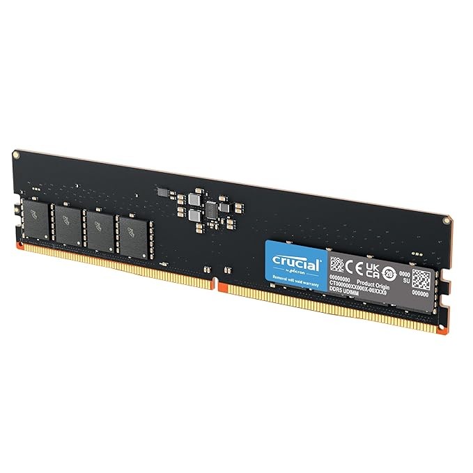Crucial 16GB DDR5 5600Mhz UDIMM CL46-45-45 RAM (CT16G56C46U5)