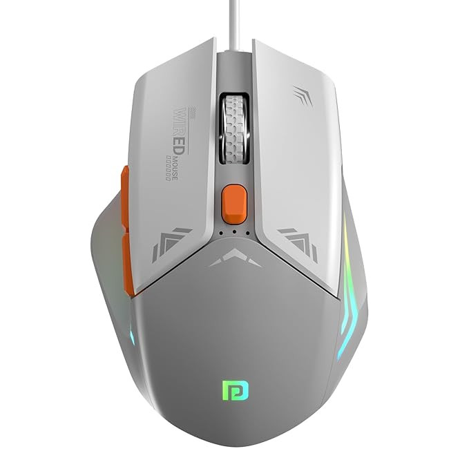 Portronics Vader Wired Gaming Mouse Grey