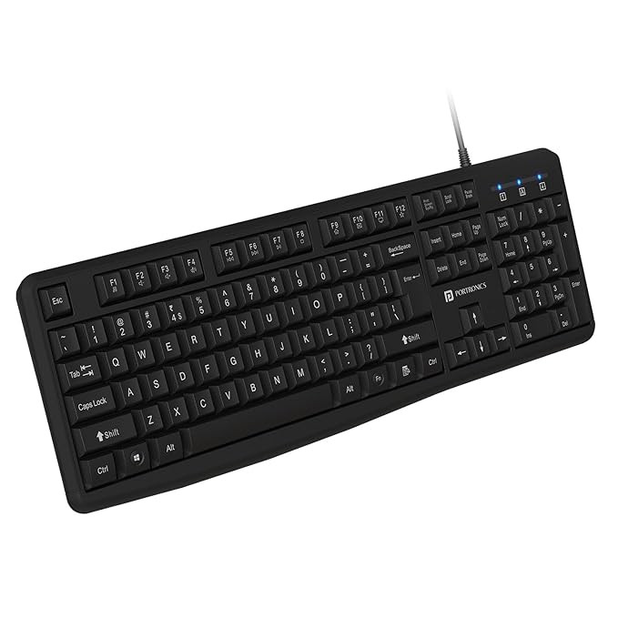 Portronics Ki-Pad 4 USB Wired Keyboard