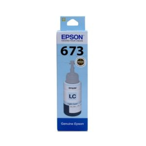 Epson 673 Light Cyan Original Ink - 70 ml