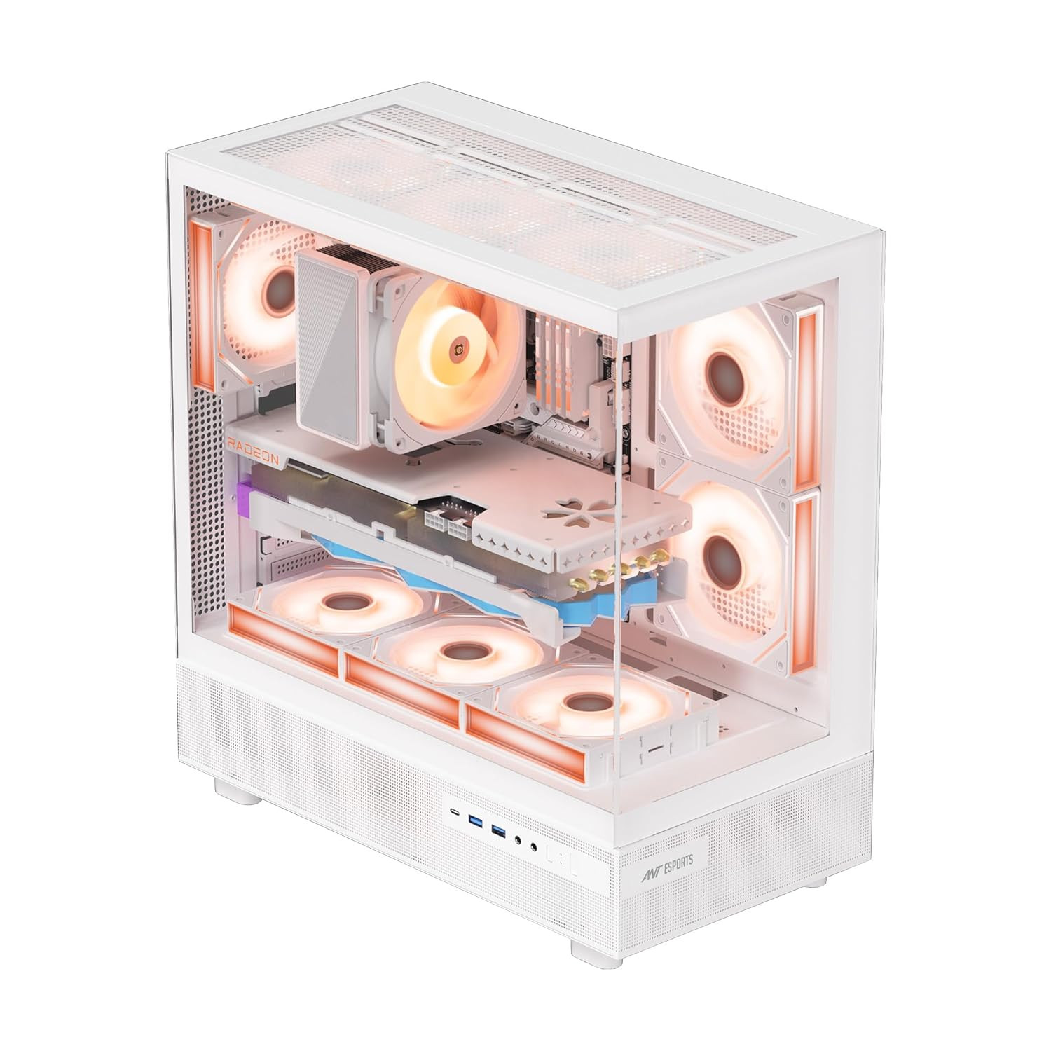 Ant Esports Crystal X6 ATX Mid-Tower Gaming Cabinet