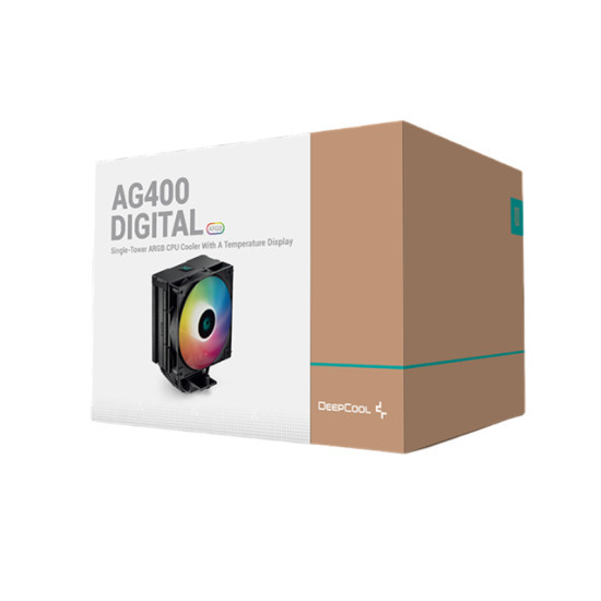 DeepCool AG400 Digital 120mm ARGB CPU AIR Cooler