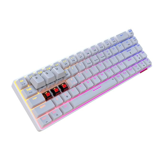 Portronics Hydra 10 Wireless Mechanical Gaming Keyboard White