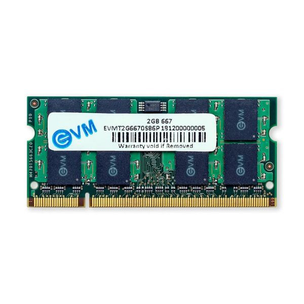 EVM 2GB DDR2 LAPTOP RAM - 667MHz SODIMM MEMORY