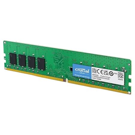 Crucial 8GB DDR4 3200Mhz UDIMM CL22 RAM (CT8G4DFRA32A)