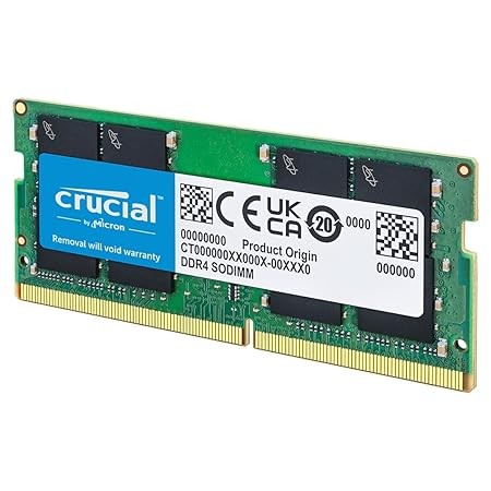 Crucial 8GB DDR4 3200Mhz SODIMM CL22 RAM (CT8G4SFRA32A)