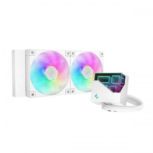 DeepCool LT240 ARGB CPU Liquid Cooler White(AIO)