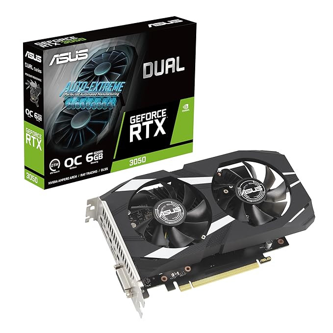 ASUS Dual GeForce RTX 3050 OC Edition 6GB  Graphics Card