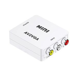 Mini AV to VGA HD Video Converter Adapter